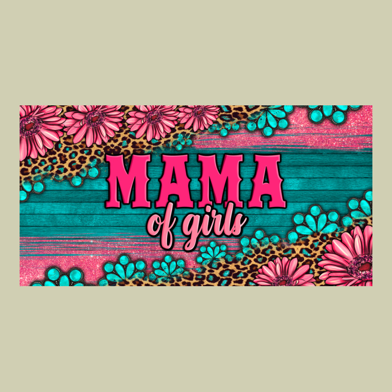 Pink Roses Mama Of Girls License Plate Heavy Core Tee by Artiststas | Teevron
