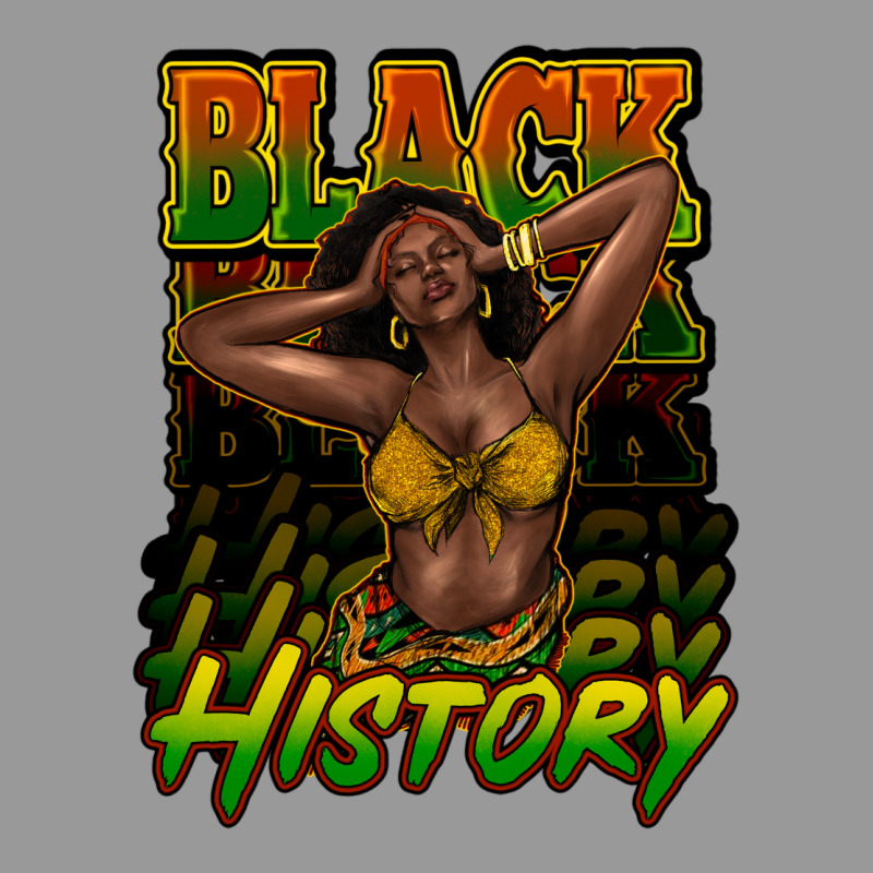 Black History Afro Woman Vintage Hoodie by NancyCooperArtShop | Teevron