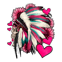 indian headdress with hearts valentine's day | Teevron