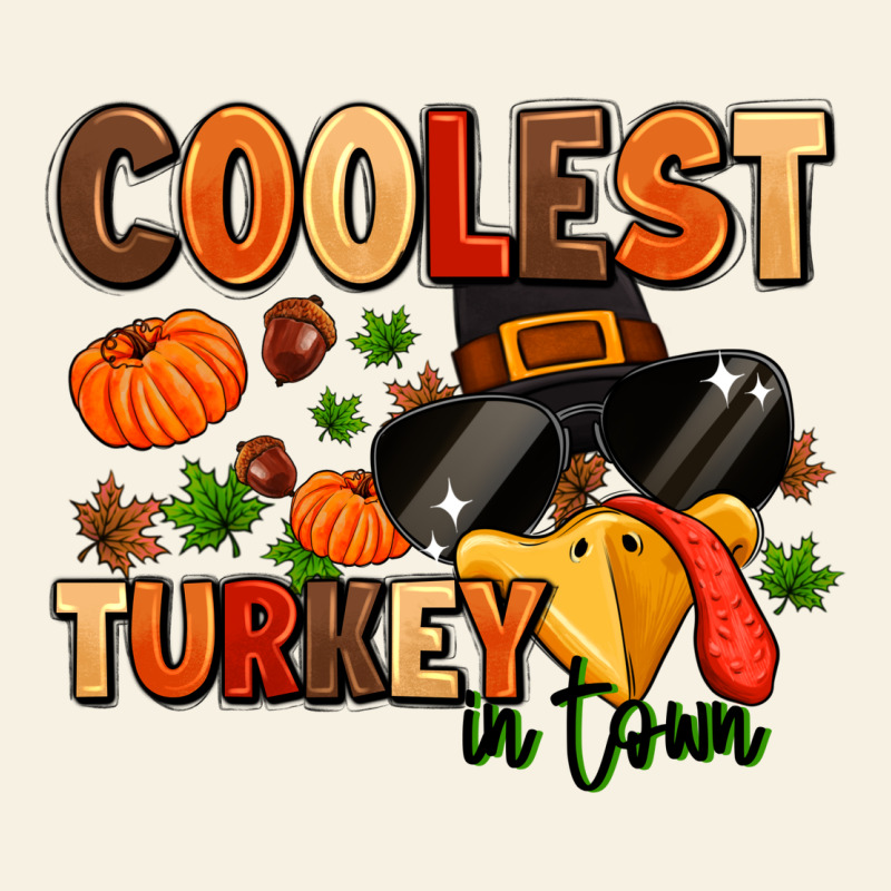 Coolest Turkey In Town Vintage Tee by MaliasSmallBusiness | Teevron