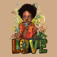Black Afro Boy Love Vintage Hoodie | Teevron