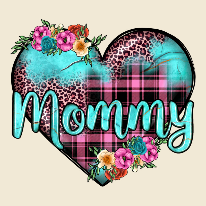 Mommy Leopard Turquoise Heart Premium Tee by JahusDesignShop | Teevron