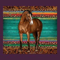 Western Horse Serape  Leather Leopard Premium Tee | Teevron