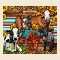 Farm Animals On An Old Wagon Premium Tee | Teevron