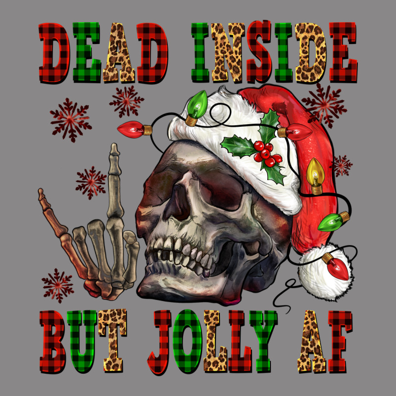 Dead Inside But Jolly Af Vintage Tee by NancyCooperArtShop | Teevron