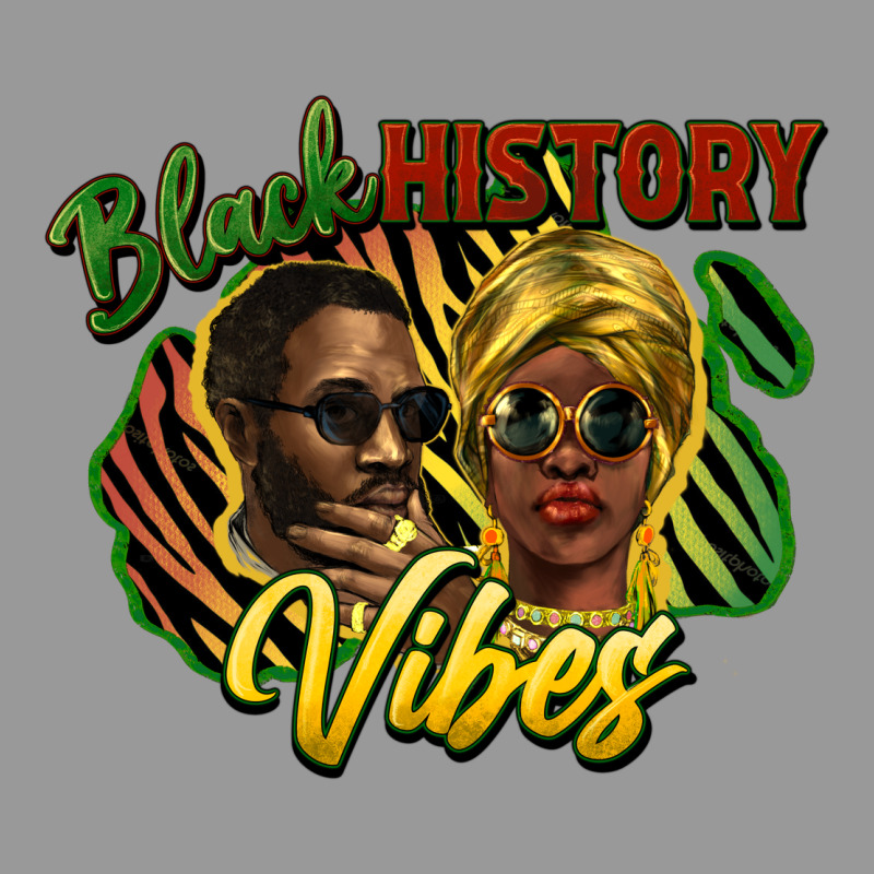 Black History Vibes Vintage Hoodie by NancyCooperArtShop | Teevron