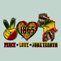 Peace Love Juneteenth Zipper Hoodie | Teevron