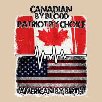 American By Birth Canadian By Blood Patriot By Choice Heavyweight Sweatshirt | Teevron