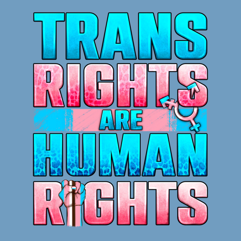 Trans Rights Are Human Rights Urban Heavy Tee by BundleAndBundleShop | Teevron