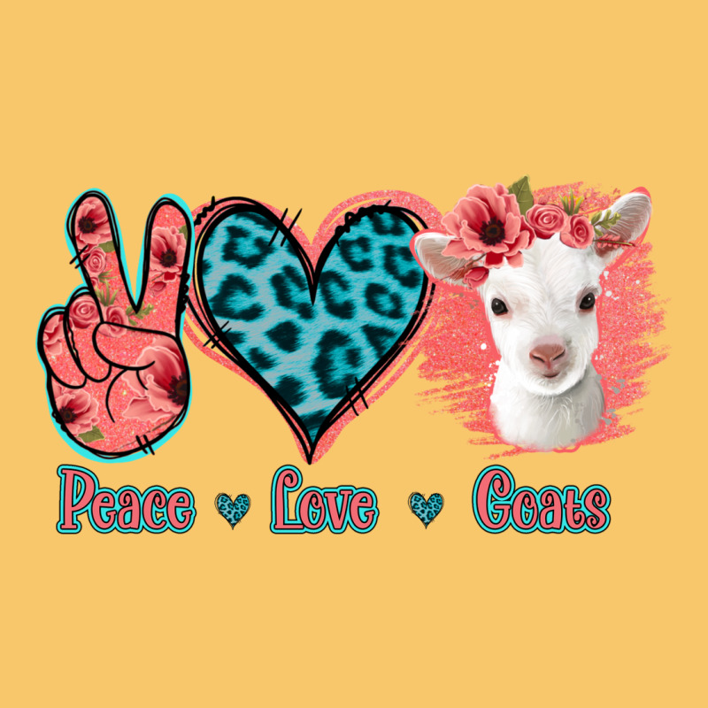 Peace Love Goats Vintage Hoodie by Jasminsmagicworld | Teevron