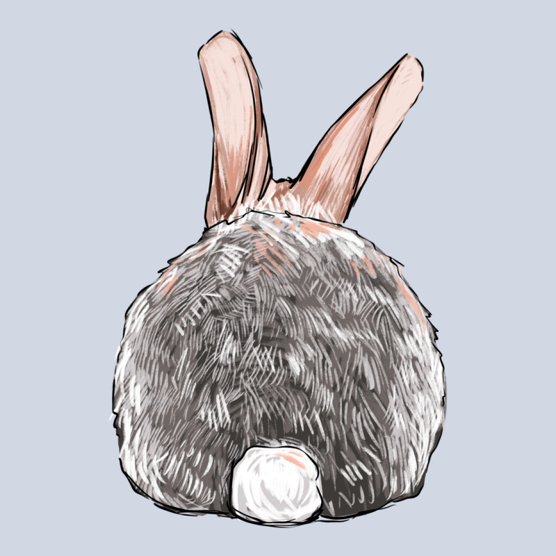 Easter Bunny Back View Premium Sweatshirt by OliviaCreatesArt | Teevron