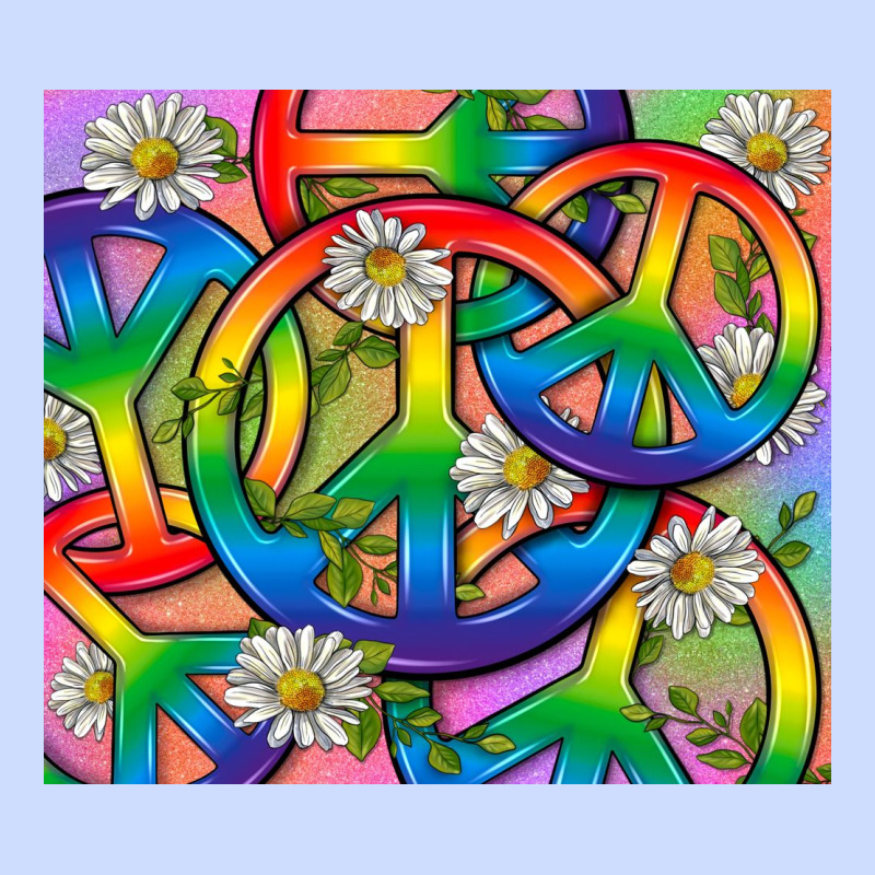 Pride Lgbtq+ Peace Tumbler Urban Heavy Tee by BundleAndBundleShop | Teevron