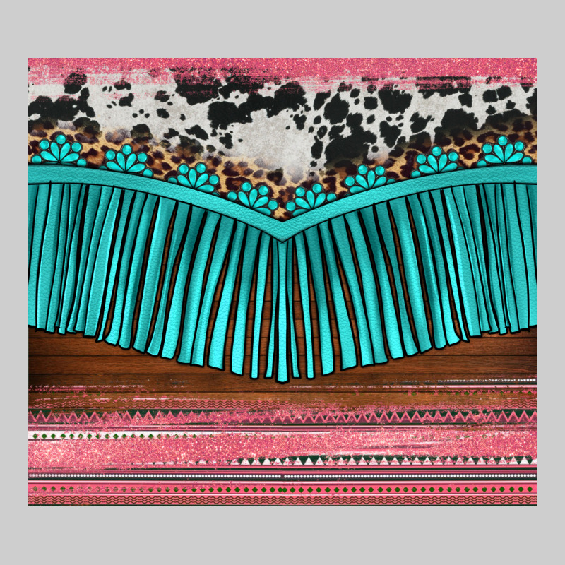 Western Fringe Cowhide Leopard Premium Tee by BarkalooDesign | Teevron