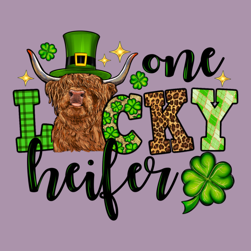 St. Patrick's Day One Lucky Heifer Heavyweight Hoodie by OliviaCreatesArt | Teevron