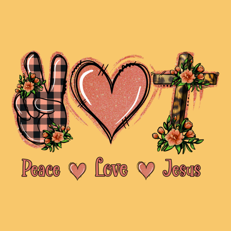 Peace Love Jesus Vintage Hoodie by Jasminsmagicworld | Teevron