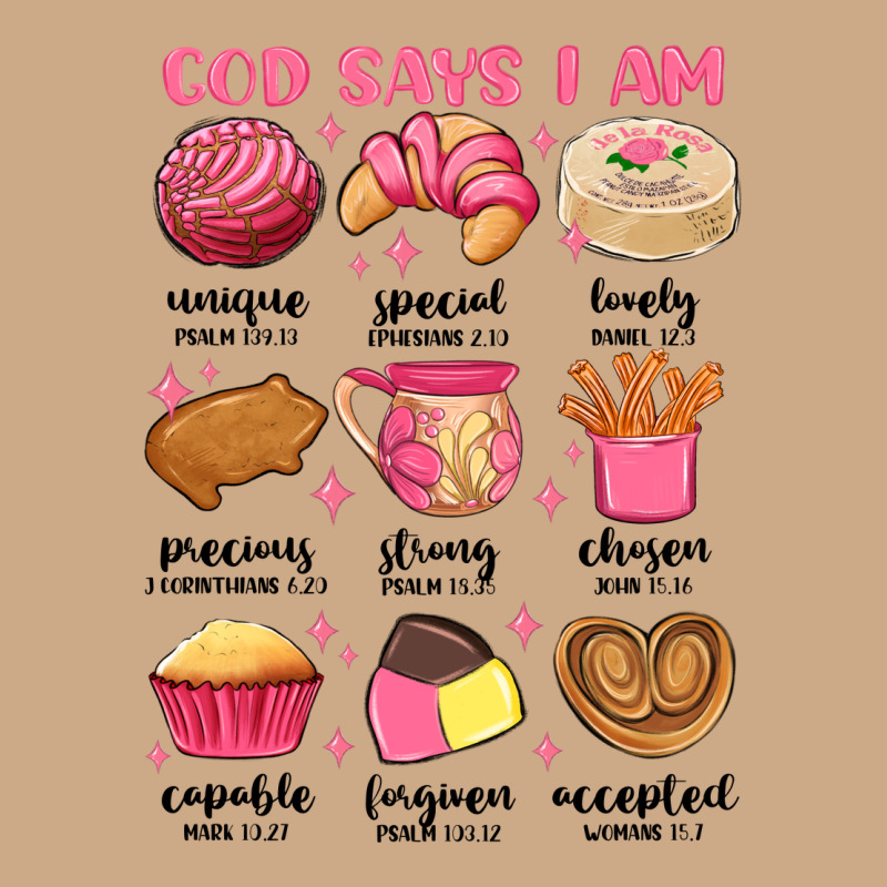 God Says I Am Mexican Pan Dulce Vintage Hoodie by MaliasSmallBusiness | Teevron