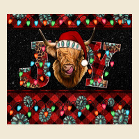 Highland Cow Joy Christmas Premium Tee | Teevron