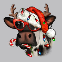 Christmas Cow With Antlers Long Sleeve Tee | Teevron