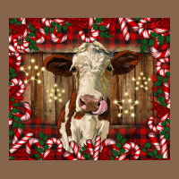 Christmas Heifer With Candy Canes Premium Tee | Teevron