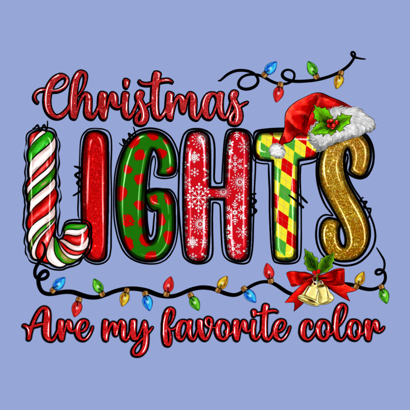 Christmas Lights Are My Favorite Color Classic Tee by MaliasSmallBusiness | Teevron