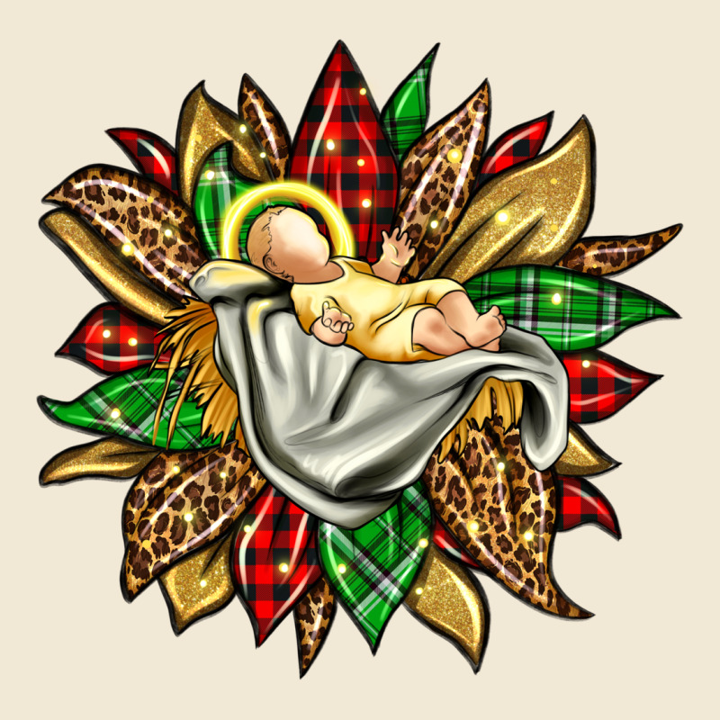 Christmas Baby Jesus Sunflower Ladies Tee by Jasminsmagicworld | Teevron
