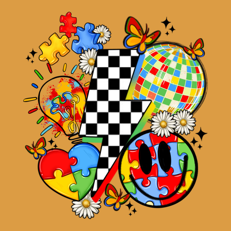 Retro Autism Awareness Urban Heavy Tee by JahusDesignShop | Teevron