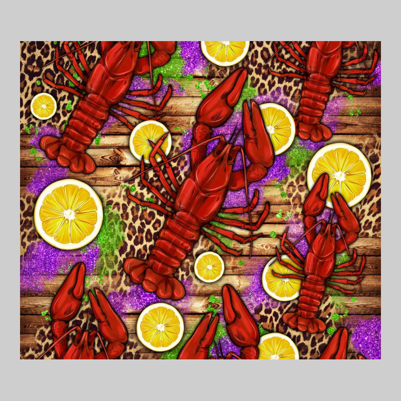 Mardi Gras Crawfish And Lemons Premium Tee by Jasminsmagicworld | Teevron