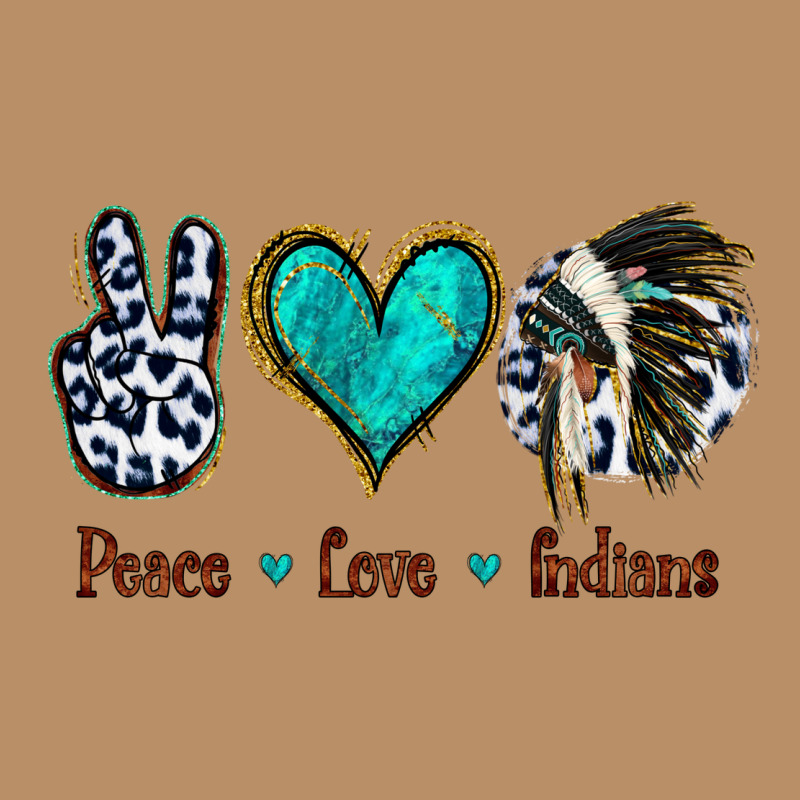 Peace Love Indians Vintage Hoodie by Jasminsmagicworld | Teevron