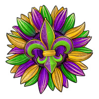 mardi gras carnival sunflower | Teevron