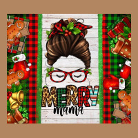 Christmas Merry Mama Messy Bun Long Sleeve Tee | Teevron
