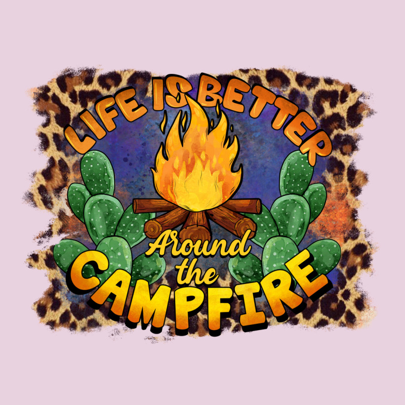 Life Is Better Around The Campfire Ladies Tee by BarkalooDesign | Teevron