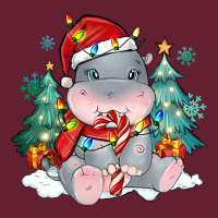 Cute Christmas Hippopotamus Classic Tee | Teevron