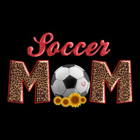 Soccer Mom With Ball And Sunflower Heavy Core Tee | Teevron
