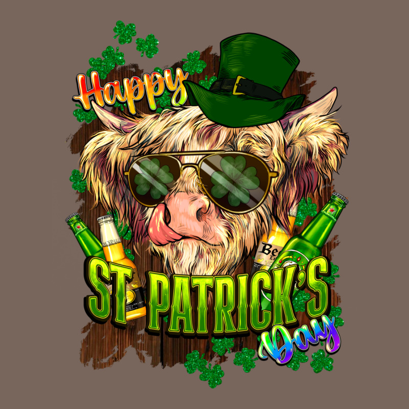 St. Patrick's Day Cow Premium Hoodie by HowdyJamesFarm | Teevron