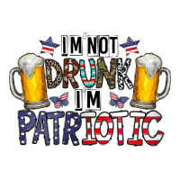 I'm Not Drunk I'm Patriotic Classic Tee | Teevron