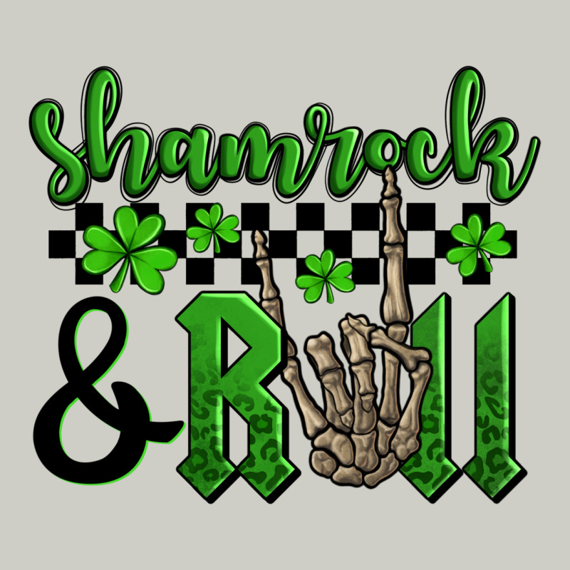 St. Patrick's Day Shamrock And Roll Heavyweight Hoodie by OliviaCreatesArt | Teevron