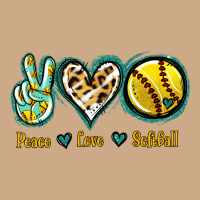 Peace Love Softball Vintage Hoodie | Teevron