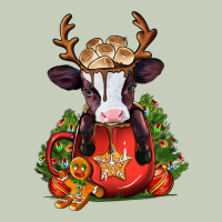 Christmas Baby Cow Hot Cocoa Long Sleeve Tee | Teevron