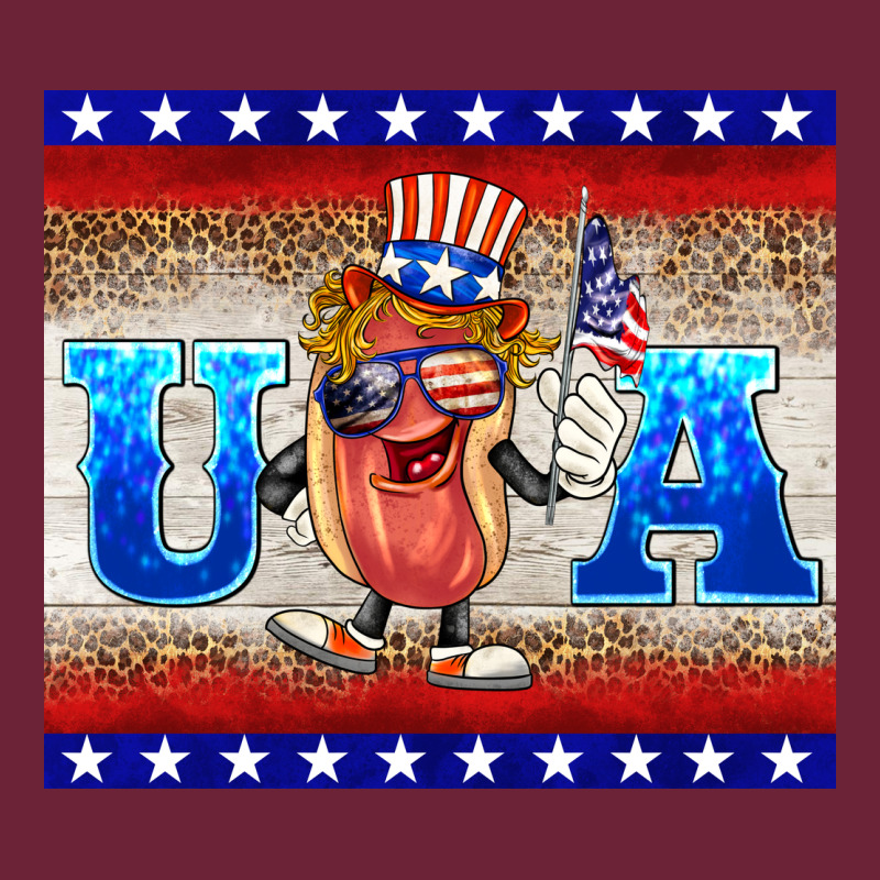 Usa Hot Dog Long Sleeve Tee by BarkalooDesign | Teevron