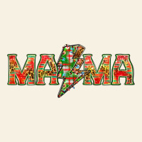 Mama Christmas Lightning Bolt Vintage Tee | Teevron