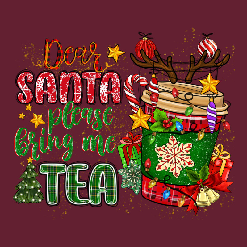 Deer Santa Please Bring Me Tea Classic Tee by MaliasSmallBusiness | Teevron