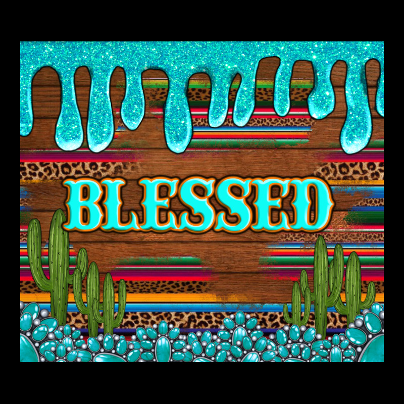 Blessed Annd Cactus With Gemstone Tumbler Heavy Core Tee by Artiststas | Teevron