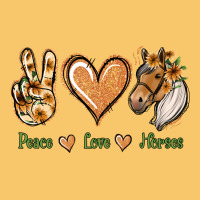 Peace Love Horses Vintage Hoodie | Teevron