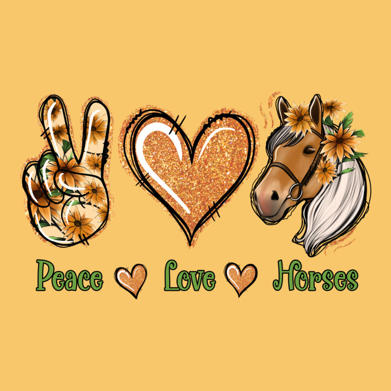 Peace Love Horses Vintage Hoodie by Jasminsmagicworld | Teevron