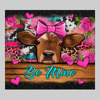 Be Mine Valentine's Day Cow Premium Tee | Teevron