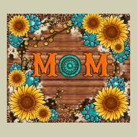 Sunflower Gemstone And Mom With Cowhide Heavy Core Tee | Teevron