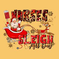 Nurses Sleigh All Day Vintage Hoodie | Teevron