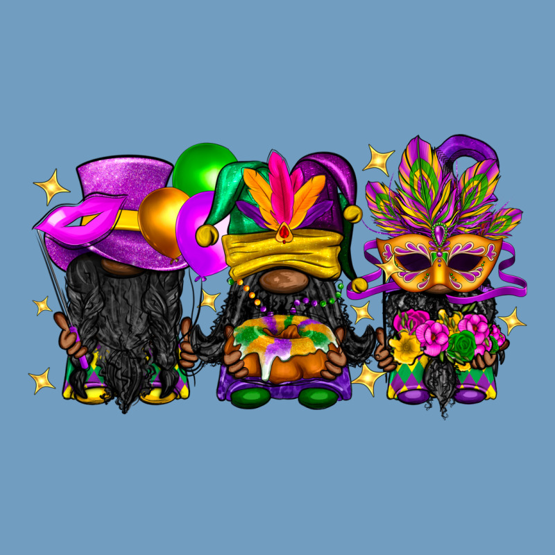 Mardi Gras Afro Gnomies Urban Heavy Tee by BundleAndBundleShop | Teevron
