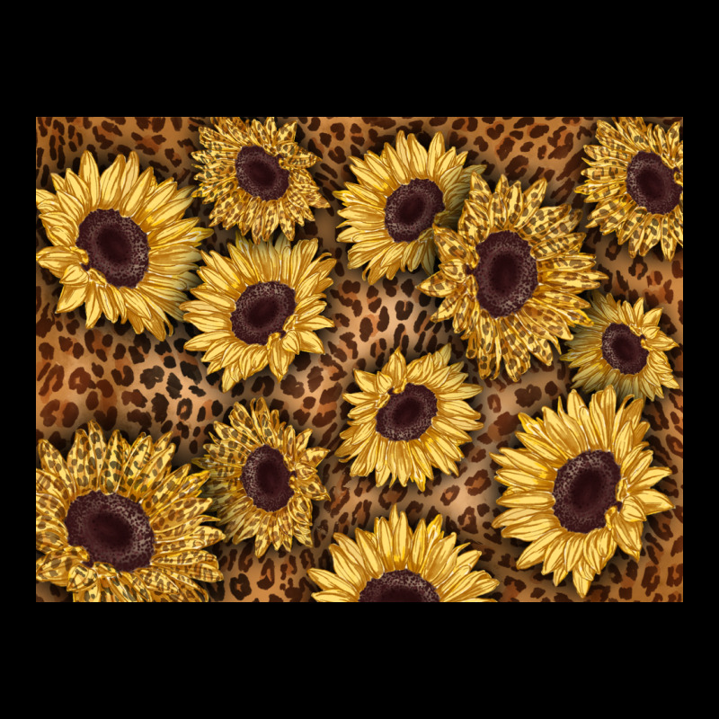Sunflower Leopard Background 3200x2400 Heavy Core Tee by AdoDesignShop | Teevron