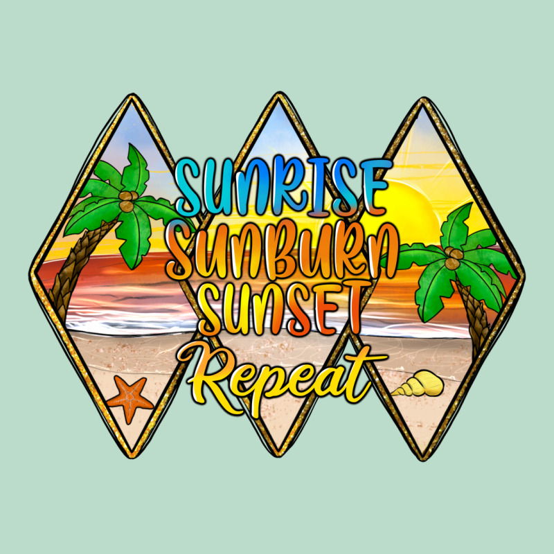 Sunrise Sunburn Sunset Repeat Premium Hoodie by JahusDesignShop | Teevron
